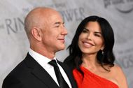 Jeff Bezos and Lauren Sánchez in 2022 (Image via Getty)